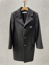 Dolce & Gabbana Kaşmir Çocuk Palto Si̇yah - 7 - 8 yaş